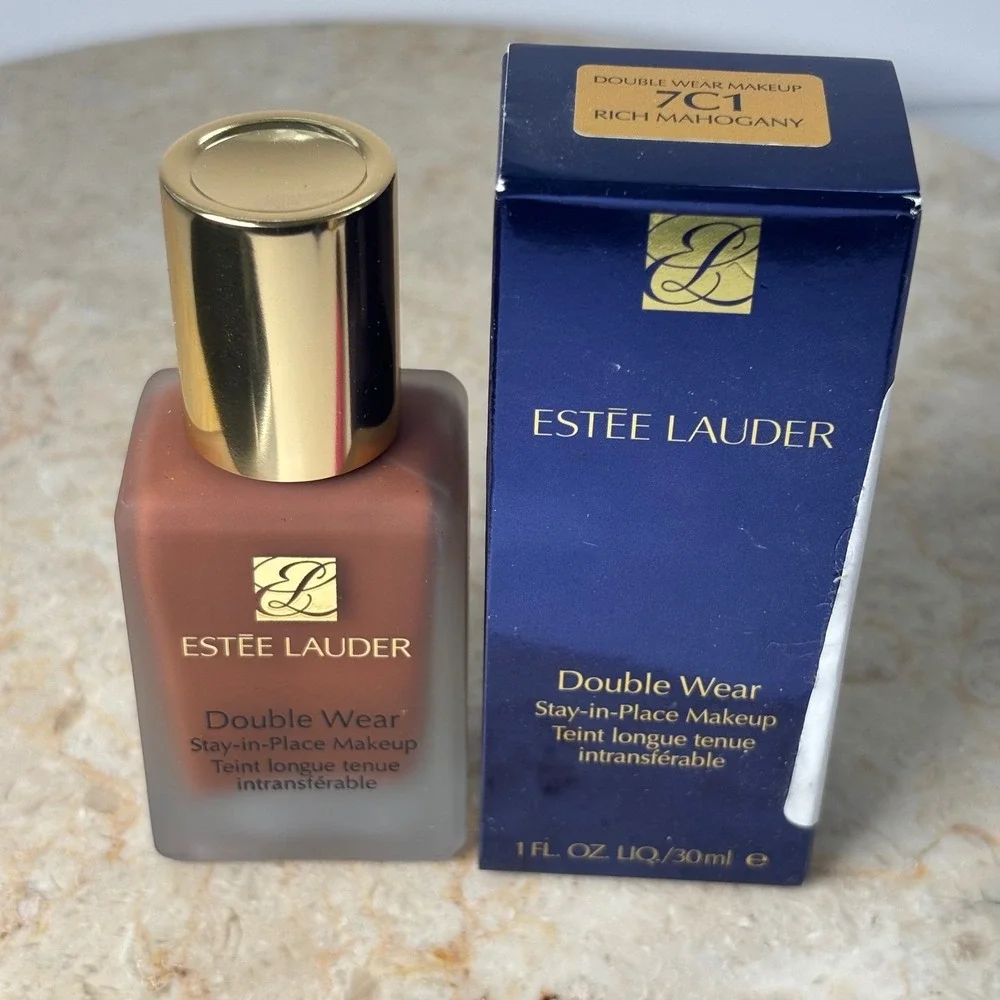 ORIGINAL Estee‎ Lauder Double Wear Foundation 1oz 7C1 Rich Mahogany
